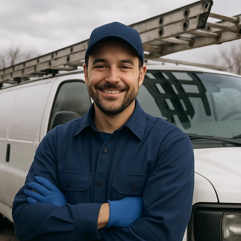 Kokomo Gutter Pros technician